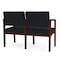 Lesro Lenox 2 Seat Tandem Seating W/ Arm, 44 in W 26 in L 31.5 in H LW2103 - alternate 3